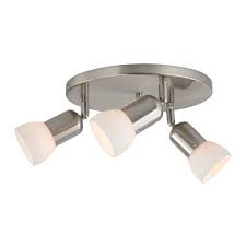 Satin Nickel Directional Ceiling Light With Three Lights 403 09 Destination Lighting Ceiling Lights Light Lights