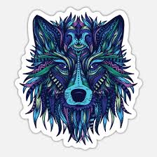 180 x 150 gif pixel. Wolf Mandala Roofdier Cartoon Roofdier Dieren Sticker Spreadshirt