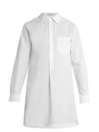 Adam Lippes Point Collar Cotton Poplin Shirt Mens White Adam