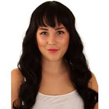 Pruik Pony Lang Zwart