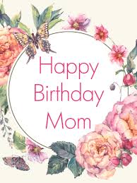 Happy 60th birthday a mum just like you! Dearest Mom Flower Happy Birthday Wishes Card Birthday Greeting Cards By Davia