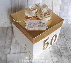 Explosionsbox Zum Geburtstag Jugendweihe Und Goldene Hochzeit Geschenke Zur Goldenen Hochzeit Geldgeschenk Goldene Hochzeit Goldene Hochzeit