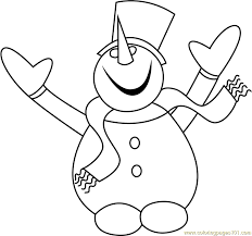 All our coloring pages are easy to print, and we. Happy Snowman Coloring Page For Kids Free Snowman Printable Coloring Pages Online For Kids Coloringpages101 Com Coloring Pages For Kids