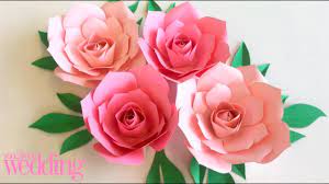 You can get around this by using your flowers in small groupings, table tops or vignettes here and there. Diy Bride How To Make A Large Paper Flowers For An Impressive Flower Wall Wedding Craft Youtube