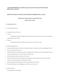Contoh surat permohonan bantuan modal usaha. 26 Contoh Proposal Penggalangan Dana Info Dana Tunai