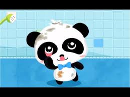 In happy baby bathing time, it's time to visit the bathroom and blow bubbles! Baby Panda S Bath Time Take A Shower And Play Babybus Kids Games Youtube