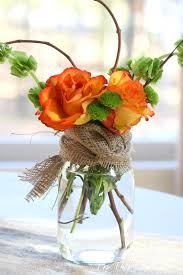 Simple Stunning Fall Mason Jar Flower Arrangement Easy Way To Decorate With M Mason Jar Flower Arrangements Fall Flower Arrangements Fall Floral Arrangements