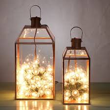 Copper Mansard Lantern Lanterns Decor Christmas Lanterns Fairy Lights