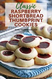 Best raspberry shortbread cookies from delicious shortbread cookies landeelu. Classic Raspberry Shortbread Thumbprint Cookies Yay For Food