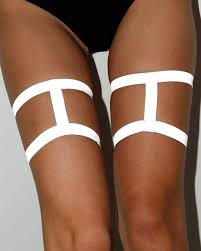 Stay current with high waisted lingerie from yandy! Harness Leg Garters Reflective Iheartraves