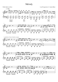 Melody Lost Frequencies Ft James Blunt Sheet Music For Piano Download Free In Pdf Or Midi Lost Frequencies James Blunt Sheet Music