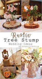 Rustic Tree Stump Wedding Centerpiece Ideas Rustic Rusticwedding Country Fall Wedding Centerpieces Rustic Rustic Wedding Centerpieces Rustic Wedding Flowers