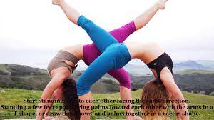 Who can raise their hand to share their costume idea and pose that will go with it? Couple Yoga Poses Partner Yoga Poses Youtube