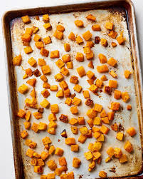 A Fast And Easy Recipe For Frozen Butternut Squash Roasted Until Crispy And Cara Frozen Butternut Squash Butternut Squash Cubes Frozen Butternut Squash Recipe