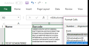 2d Universal Barcode Font Encoder Idautomation