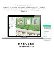 Minuteur wifi pour controler l'arrosage de vos plantes depuis votre télephone. Programmateur Wifi Wf Ip 9v Solem Arrosage Distribution