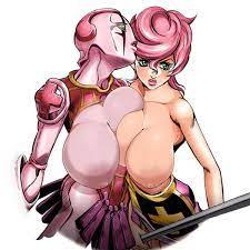 Xbooru - big breasts golden wind jojo's bizarre adventure pink hair spice  girl trish trish una | 851944