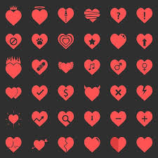 Heart Svg Hearts Svg Heart Icon Instant Download Heart Clipart Love Svg Valentine Svg Clipart Heart Icons Valentines Svg Clip Art
