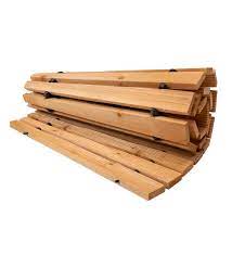 Roll out wooden garden pathway. 4 L Roll Out Curved Hardwood Pathway Plowhearth