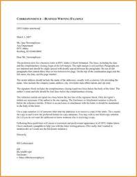 7 Official Correspondence Letter Examples Pdf Examples