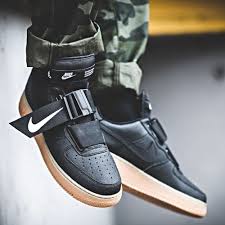 Nike Air Force 1 Black And White Gum Sole Nike Air Force 1 Utility Black White Gum Sz 7 13 Men Shoes Ao1531 002 Jordan Off Nike Sneakers Women Sneakers Men Men S Shoes