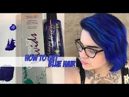 According allure.com, the product is not a hair dye. How To Get Blue Hair Pravana Vivids Manic Panic Youtube