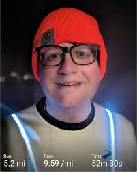 Morning run with friend for marathon training