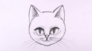 New users enjoy 60% off. How To Draw A Cat Face In Pencil Drawing Lesson Mat Youtube