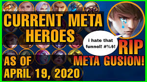 Current Meta Heroes As Of April 19 2020 Mobile Legends Youtube