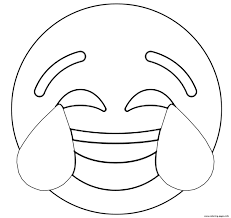 For kids & adults you can print emoji or color online. Twitter Crying Laughing Emoji Coloring Pages Printable