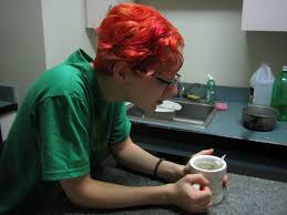 My hair a light brownish color. Dye Your Hair A Strange Color 6 Steps With Pictures Instructables