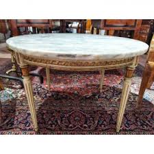 Dirty pour technique on coffee table | epoxy resin. Coffee Table Center Louis Xvi 20th Century Low Table