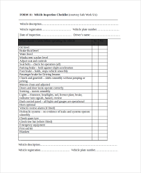 It is not intended to take the place of. Free 18 Vehicle Inspection Checklist Templates In Pdf Ms Word Excel Apple Pages
