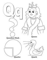 The coloring page is printable and can be used in the classroom or at home. Coloring Letter Q Worksheets Preschool Preschool Worksheet Gallery