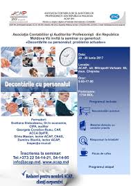 Direcția generală educație, tineret și spor a consiliului municipal chișinău de comun cu ministerul educației al republicii moldova, centrul republican. Acap Va Invita La Data De 29 30 Iunie 2017 La Seminar Cu Genericul DecontÄrile Cu Personalul Probleme Actuale AsociaÅ£ia Contabililor Si Auditorilor Profesionisti Din Republica Moldova Acap Md