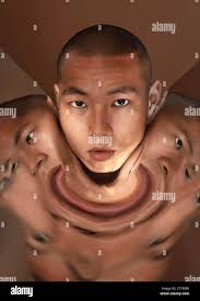 Deformed face hi-res stock photography and images