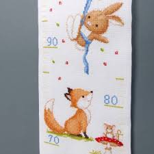 Así que como me encantan las gorjuss, decidí hacerlas con sus dibujos. Cross Stitch Corner Vervaco Counted Cross Stitch Kit Forest Friends
