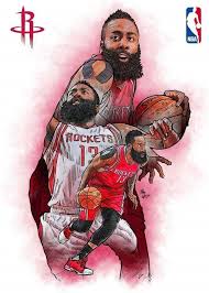 I Chose This Picture As Something As A Interest Because James Harden Is Very Creative He Can Create His Mvp Basketball Nba Basketball Art Basketball Drawings