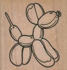 Balloon Dog 1 3 4 X 1 3 4 Balloon Dog Color Pencil Art Art