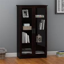 › see more product details Ameriwood Home Quinton Point Bookcase 2 Glass Doors Espresso 348012pcom Rona