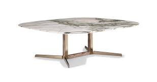 Tempo coffee tables feature an anthracite coated metal frame with textured effect. Campus Natuzzi Italia