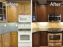 Cabinet Refinishing Refinishing Cabinets Staining Cabinets Kitchen Cabinets Before And After