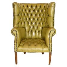 Vintage Curved Wingback Chair Wingback Chair Leather Wingback Chair Chair