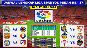 larry jacobson author more jadwal siaran langsung sepak bola 19, 20, dan 21 februari 2014. Jadwal Liga Spanyol Malam Ini Pekan Ke 37 Real Madrid Vs Villarreal Laliga Spanyol 2020 Youtube