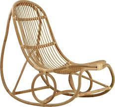 Lulu Georgia Dalma Indoor Outdoor Rocking Chair Natural Rattan Rocking Chair Rocking Chair Outdoor Rocking Chairs