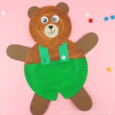 And i'm sharing them with you! Paper Plate Corduroy Craft For Preschoolers I Heart Crafty Things