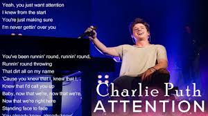 Daripada penasaran, simak saja ulasannya di artikel ini. Lirik Lagu Charlie Puth Attention Arsia Lirik