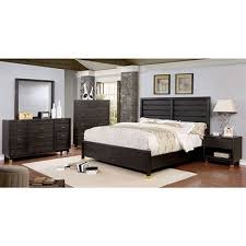 Bailey 6 Piece Bedroom Set By Furniture Of America Foa Cm7510 Furniture Contemporary Style Beds Furniture Of America