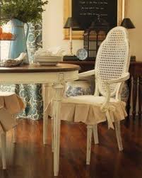 dining room chair cushions with skirts