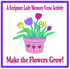 And yet i say unto you, that. Make The Flowers Grow A Fun Bible Memory Verse Game For Spring